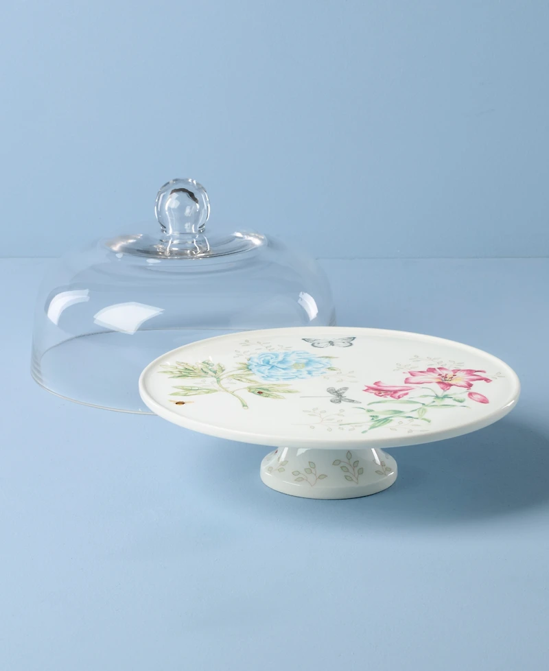 Lenox Butterfly Meadow Cake Plate, 25th Anniversary