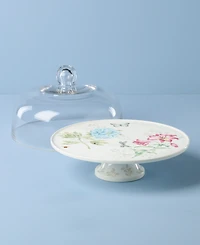 Lenox Butterfly Meadow Cake Plate, 25th Anniversary