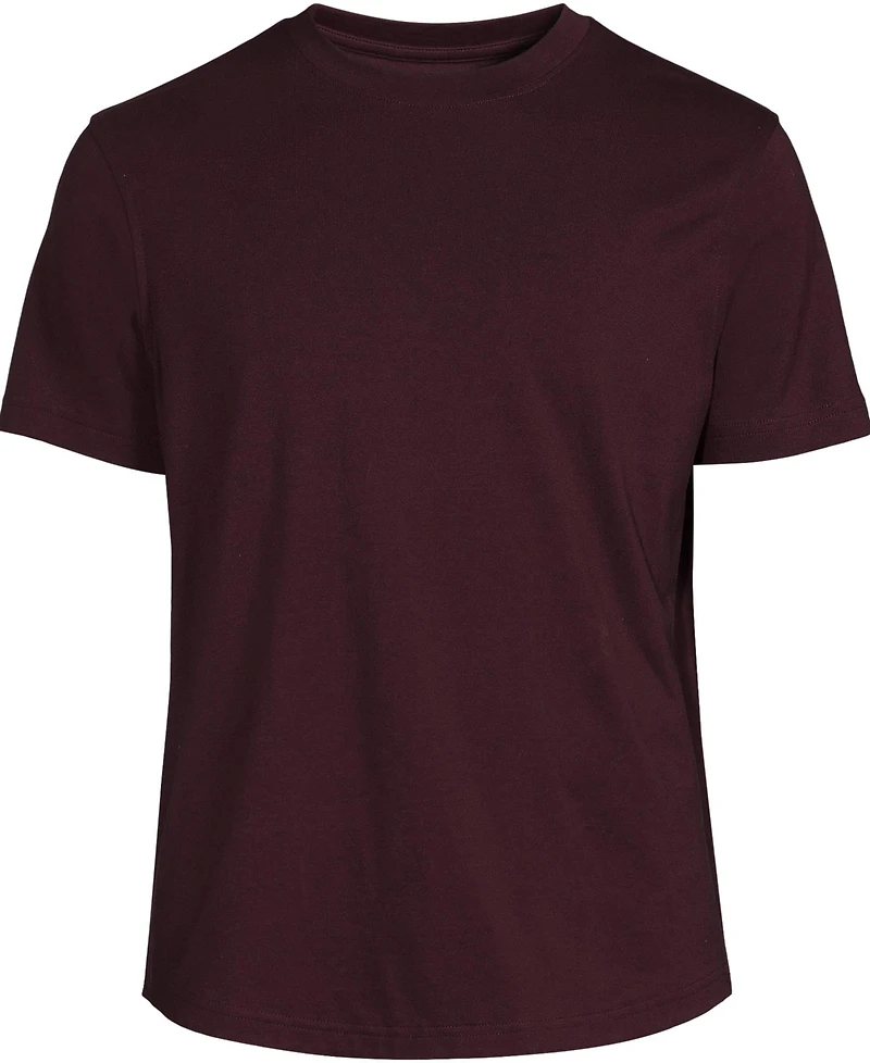 Lands' End Big & Tall Short Sleeve Supima Curved Hem Tee