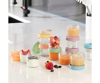 Sperric 12 Pack Glass Baby Food Storage Jars with Lids