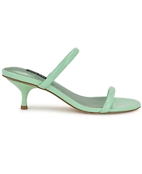 Nine West Women's Berri Double Strap Kitten Heel Sandals