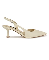 Nine West Women's Renela Kitten Heel Slingback Pumps