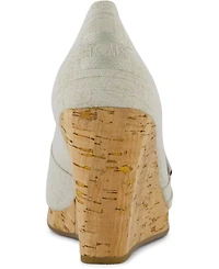 Toms Women's Slip On Wedge Sandals
