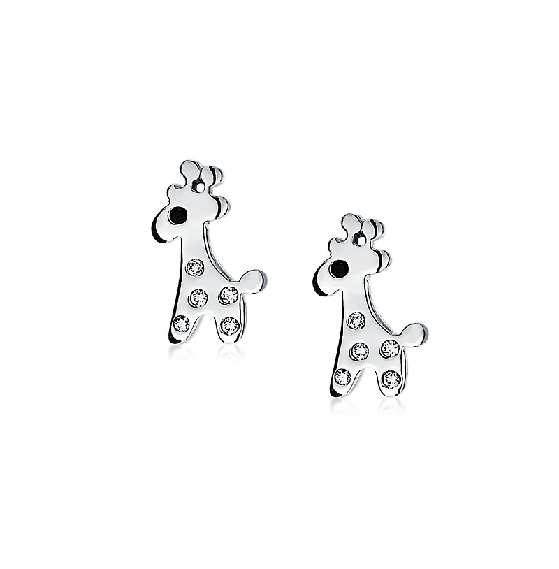 Bling Jewelry Geometric Honeycomb Hexagon Cz Stud Earrings , 14K Gold Sterling Silver