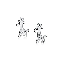 Bling Jewelry Geometric Honeycomb Hexagon Cz Stud Earrings , 14K Gold Sterling Silver