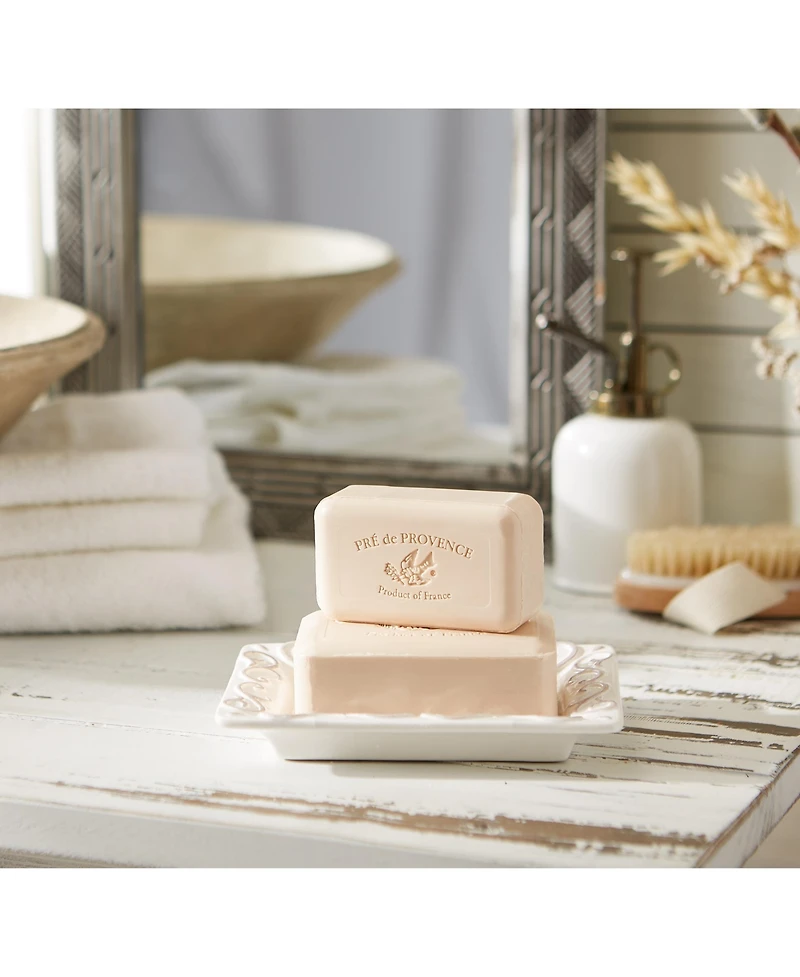 Pre de Provence Moisturizing 250g French Soap Bar, Quad-Milled, Long Lasting, Moisturizing, Rich and Creamy Lather (Set of 2)