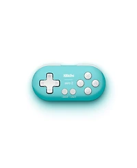 8Bitdo Zero 2 Bluetooth Wireless Gamepad Keychain Sized Mini Controller - Turquoise