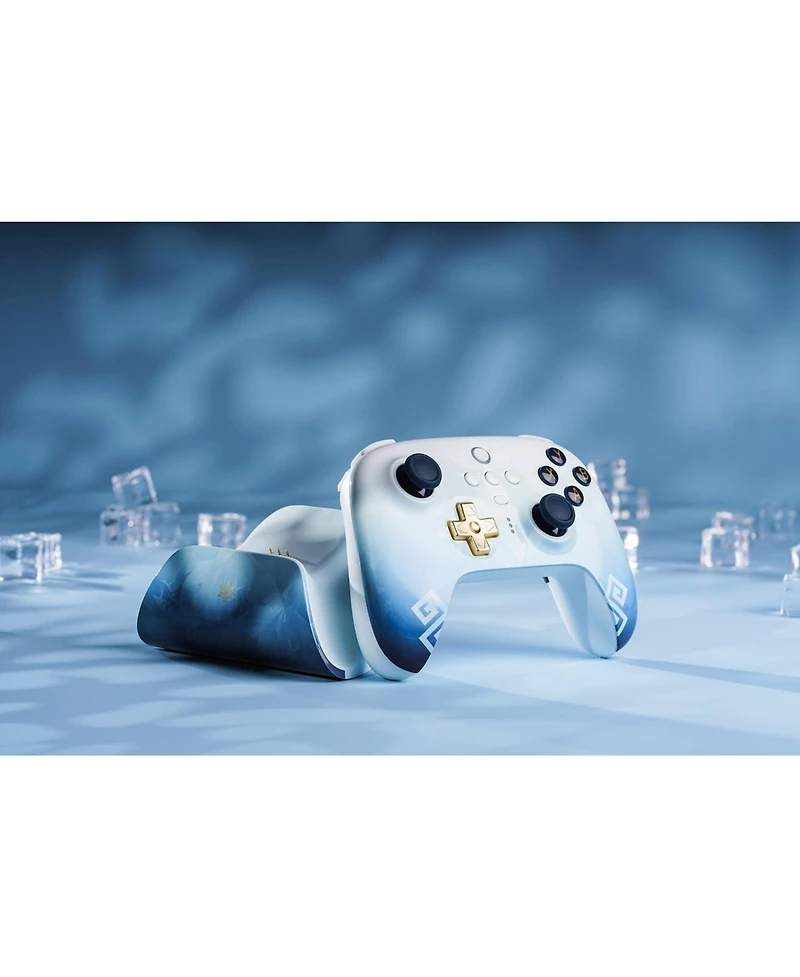 8Bitdo Ultimate 2.4G Wireless Controller for Pc, Android, Steam Deck, and Apple - Chongyun Edition - Officially Licensed by Genshin Impact