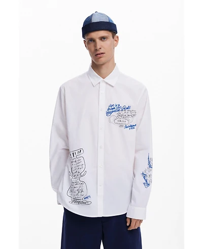 Desigual Men's Calligraphic shirt