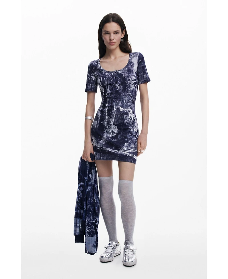 Desigual Women's Dress designed by Mr. Christian Lacroix