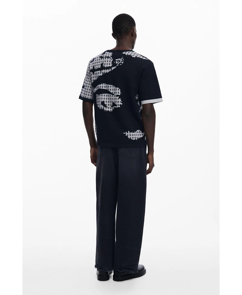Desigual Men's Printed Jacquard T-shirt