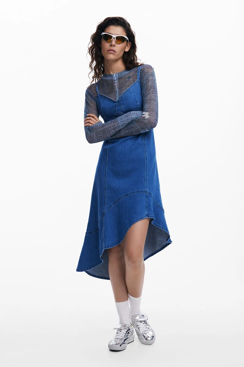 Desigual Women's Denim midi dress