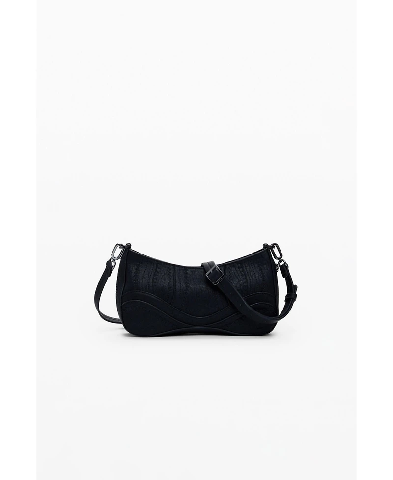 Desigual Women's Small embroidered faux leather bag