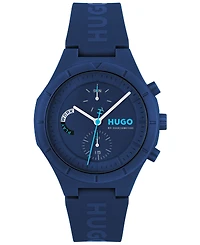 Hugo Boss Men's Lit Multi Quartz Multifunction Silicone Watch
