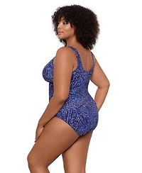 Miraclesuit Plus Spotlight Oceanus One Piece Swimsuit