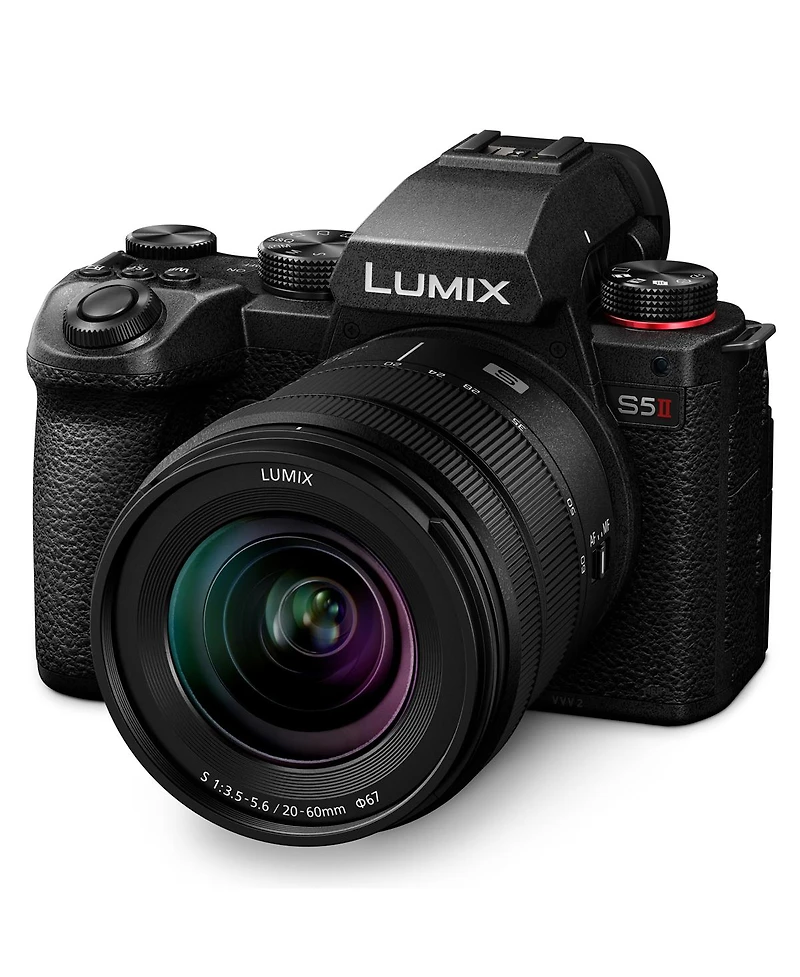 Panasonic Lumix S5II Mirrorless Camera with 20-60mm f/3.5-5.6 and 50mm f/1.8 Lens