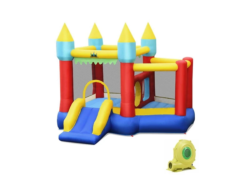 Kid's Inflatable Bouncer with Jumping Area and 480W Blower