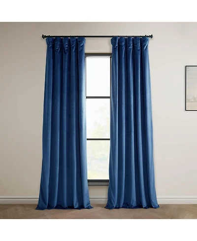 Half Price Drapes Heritage Plush Velvet Room Darkening Curtain