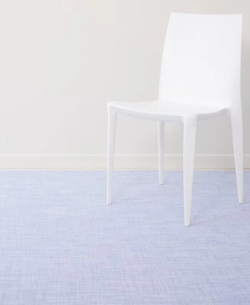 Chilewich Mini Basketweave Periwinkle Rug Collection