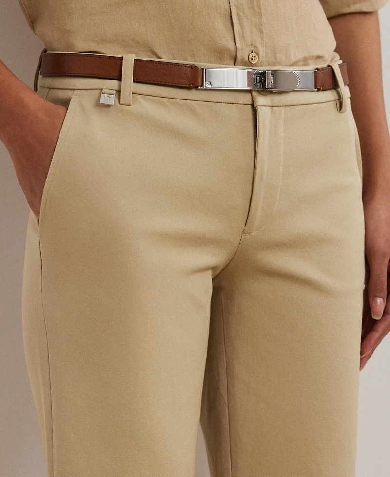 Lauren Ralph Twill Stretch Bermuda Shorts