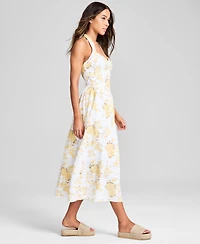 And Now This Women's Printed Halter Sweetheart-Neck Dress, Exclusively at Macy's