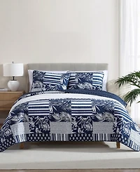 Nautica Avalon Patchwork Reversible 3-Pc. Quilt Set