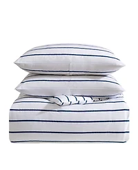 Nautica Brenton Stripe Percale 3-Pc. Duvet Cover Set