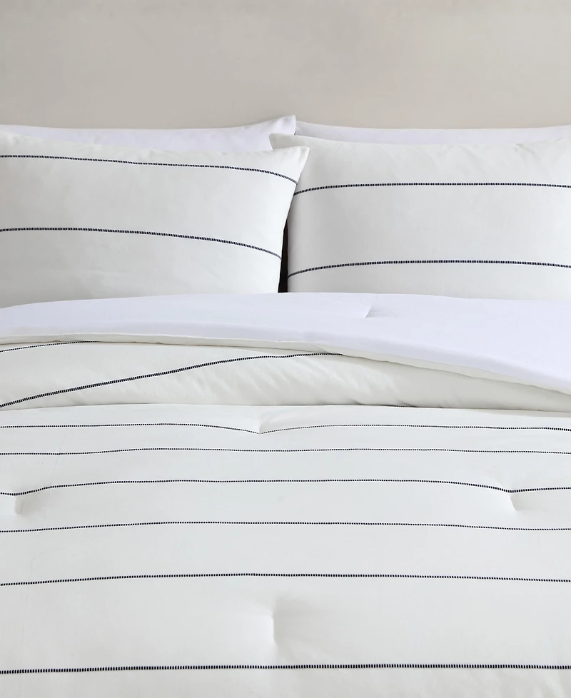 Nautica Naval Stripe 3-Pc. Duvet Cover Set