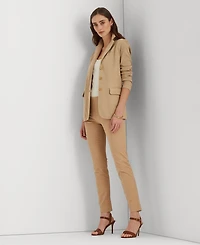 Lauren Ralph Twill Cropped Skinny Pant