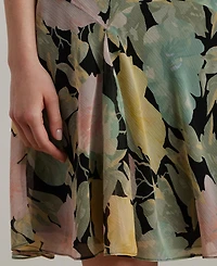 Lauren Ralph Lauren Women's Floral Crinkle Georgette Skirt, Regular & Petite