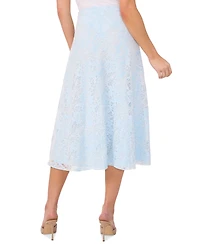 CeCe Women's Lace Midi Skirt