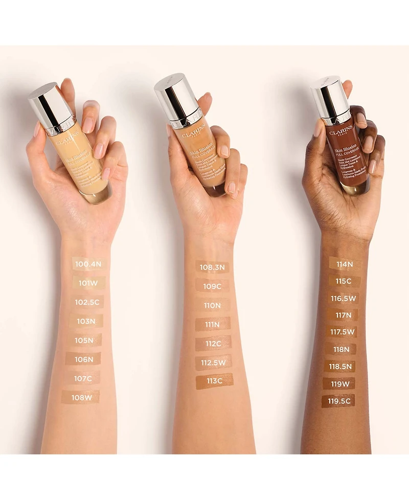 Clarins Skin Illusion Full Coverage Longwear Foundation