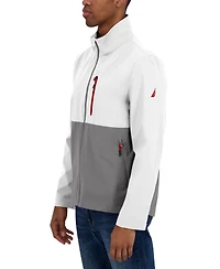 Nautica Men's Zip-Front Lightweight Packable Track Jacket