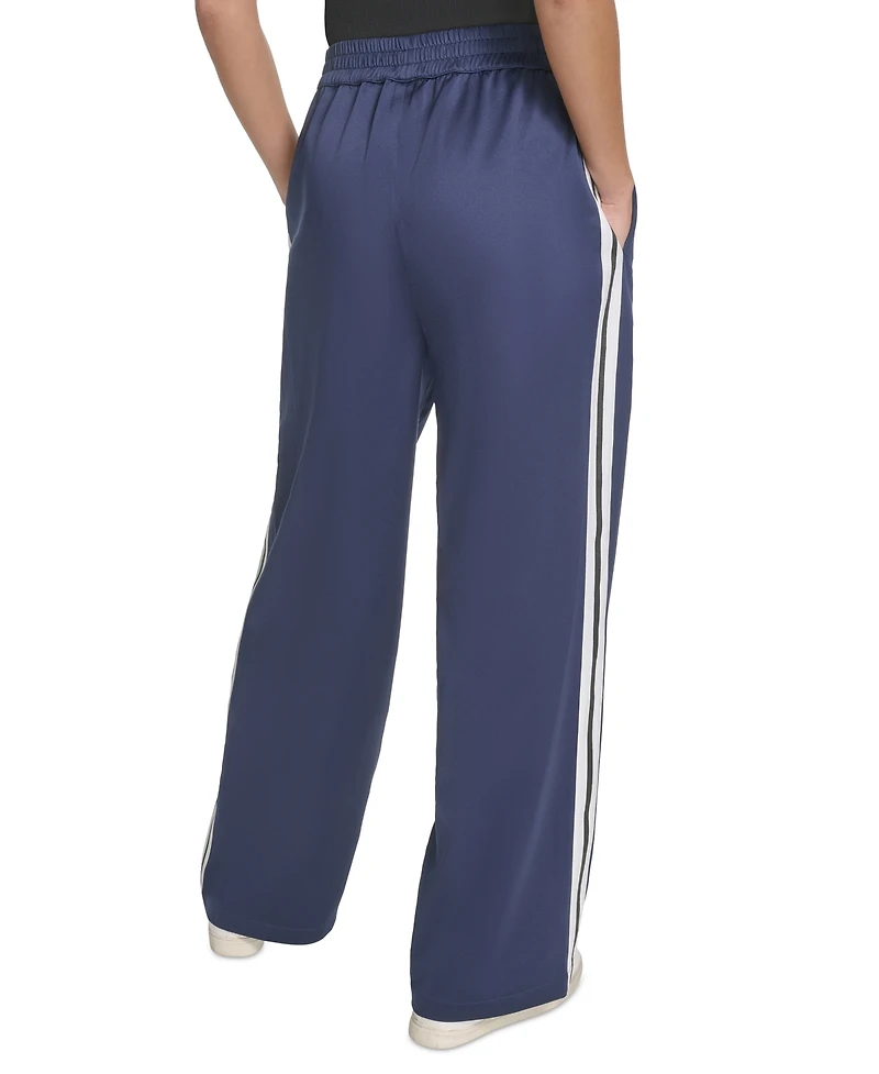 Starter Women's Side-Stripe Full-Length Track Pants