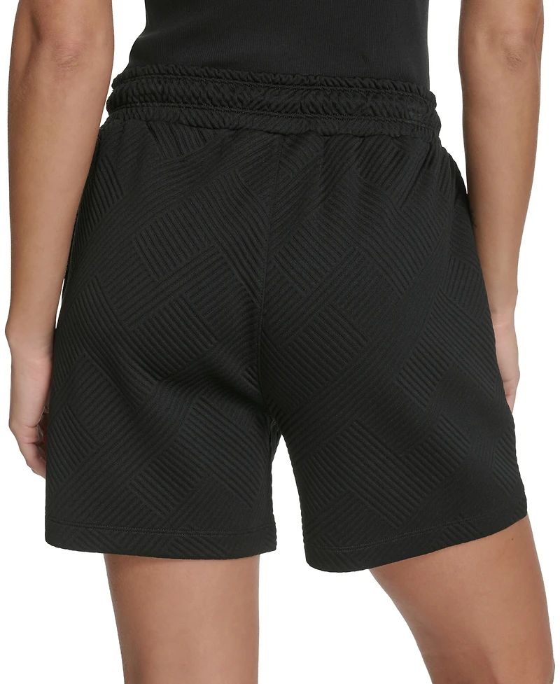 Starter Women's Geo-Print Jacquard Pull-On Shorts
