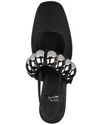Jeffrey Campbell Manon Dome-Studded Slingback Flats