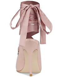 Jeffrey Campbell Grateau Sculpted High-Heel Lace-Up Mules