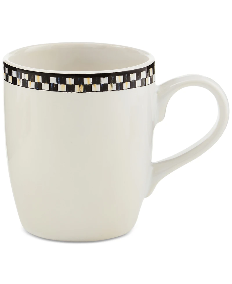 MacKenzie-Childs Courtly Check Everyday Mugs, Set of 4