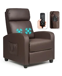 Recliner Sofa Wingback Chair with Massage Function