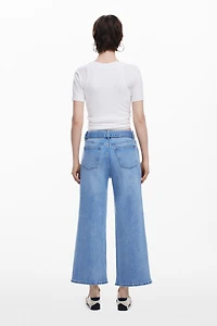 Desigual Women's Sunflower culotte jeans