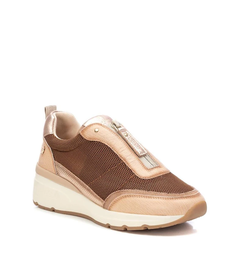 Carmela Collection Women's Leather Casual Sneakers By Xti