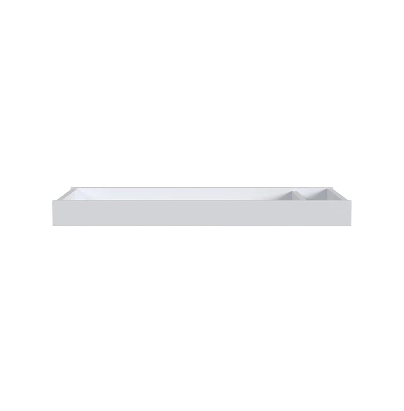 Westwood Design Rowan Modern Style Wood Changer Topper in Ash Linen White