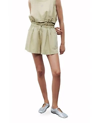 Nocturne Women's Mini Shorts with Printed Details