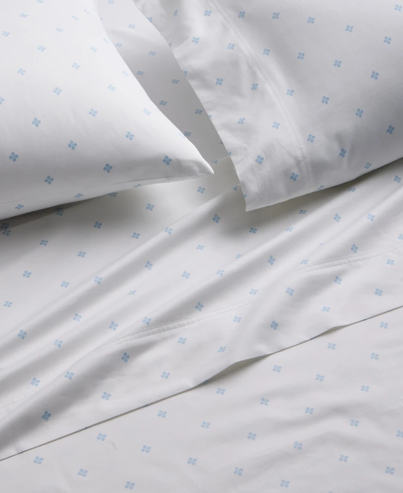 Charter Club Foulard Dot Printed 550-Thread Count 4-Pc. Sheet Set, California King, Exclusively at Macy's