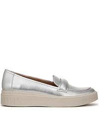 LifeStride Women's Geneva Closed Round Toe Platform Penny Loafers