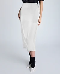 Kenneth Cole Women's Sheer Pencil Skirt