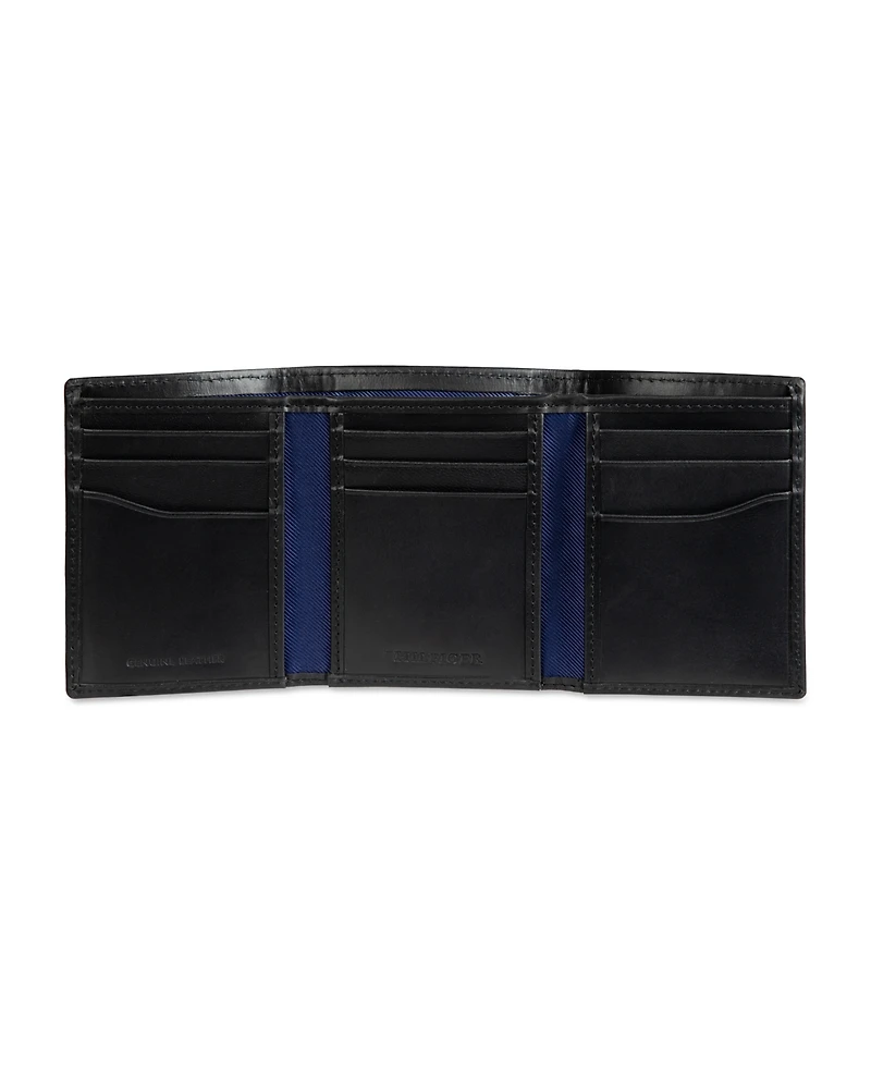 Tommy Hilfiger Men's Overlay Trifold Wallet