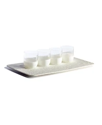 Villeroy & Boch Manufacture Rock Blanc Tasting Shot Glasses, Set of 5