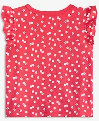 First Impressions Baby Girls Daisy Dot-Print T-Shirt, Exclusively at Macy's