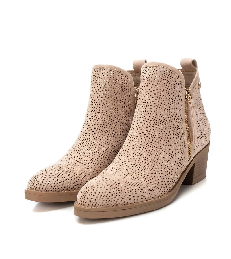Women's Suede Ankle Booties By Xti